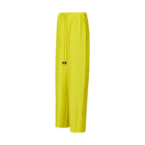 louis vuitton fluffy pyjamas|Chartreuse Silk Pajama Pants .